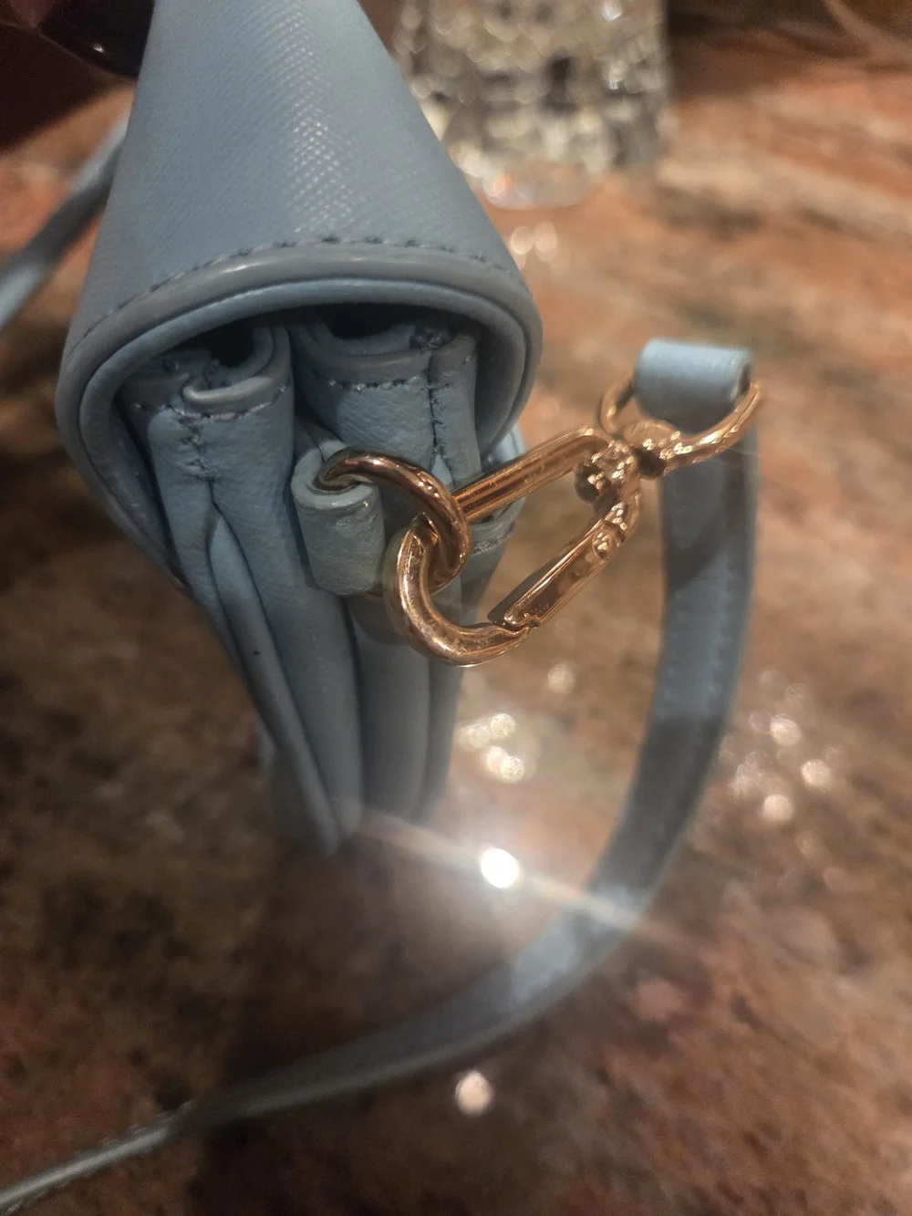 Tory Burch Light Blue Crossbody Bag